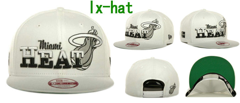 Miami Heat White Snapback Hat GF
